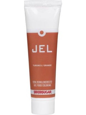 Şeker & Sugar Yenilebilir Jel Gıda Boyası 100 ml Turuncu