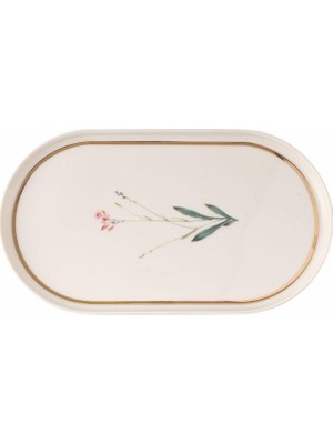 Porland Botanical Desen4 Kayık Tabak 28cm