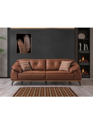 Dekorbizden Madrid Üçlü Koltuk