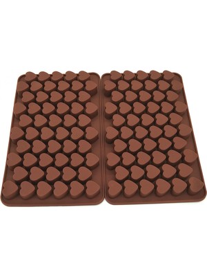 Taştan Ticaret Silikon Kalıp Kalp Çikolata Kalıbı Buz Kalıbı Çikolata Kalıbı