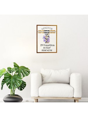 mixefor A3 Ölçülerinde Boş Çerçeve -Diploma Fotoğraf Resim Çerçevesi -  Ön Yüzey Antireflektif-Arka Yüzeymdf