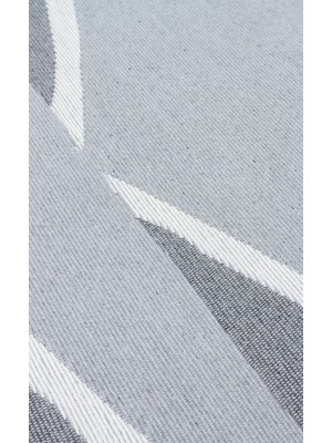 Eko Halı Arya Neo Arn 09 Grey White Yıkanabilir Kaymaz Tabanlı Modern Pamuk Kilim