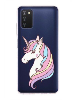 PrintiFy Samsung Galaxy A03S Uyumlu Kapak Sevimli Karakterler Tasarımlı Şeffaf Silikon Kılıf