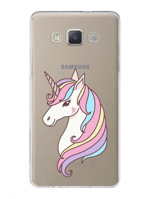 PrintiFy Samsung Galaxy A5 2015 Uyumlu Kapak Sevimli Karakterler Tasarımlı Şeffaf Silikon Kılıf
