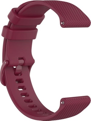 Basias Huawei Watch 4 / Watch 4 Pro Damalı Silikon Kordon Kayış