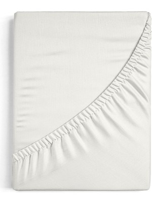 Leruum London Lastikli Çarşaf %100 Pamuklu Battal Boy Tek Kişilik Çift Kişilik Çarşafı Lastikli 30 Cm Derinlik