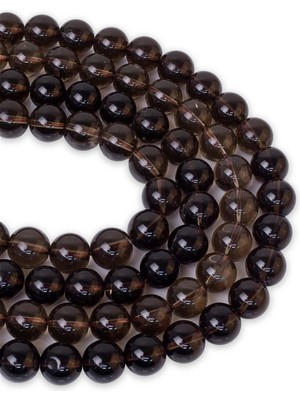 Dünya Doğal Taş 10 mm Dumanlı Kuvars Taşı Dizi