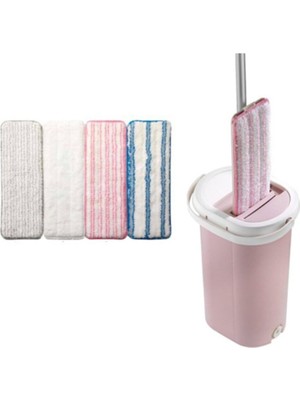 Decorev Junior Mop Yeni Nesil Temizlik Seti + 4 Lü Yedek Bez %100 Temiz Su