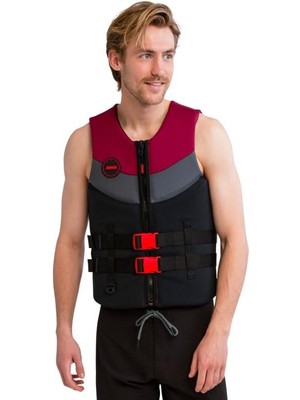 Jobe Neopren Erkek Can Yeleği Bordo Xl