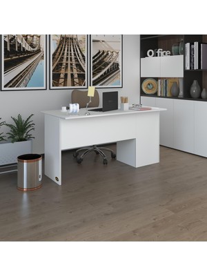 Kenzlife ofis masası miyamoto byz sol 75*170*60 kilitli kapaklı dolap bilgisayar çalışma masası