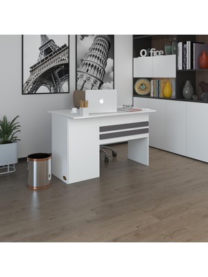 Kenzlife ofis masası kamikaze byz sağ 75*120*60 raflı dolap şeritli bilgisayar çalışma masası