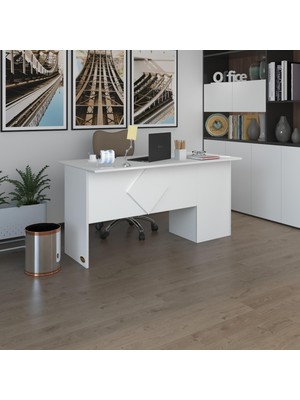 Kenzlife ofis masası yoko ono byz sol 75*140*80 kilitli kapaklı dolap eşkenar bilgisayar çalışma masası
