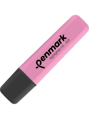 Penmark Highlighter Neon Fosforlu Kalem 6 Renk Pembe