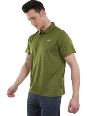 Alpinist Horizons Ultra Dry Erkek Polo T-Shirt Haki