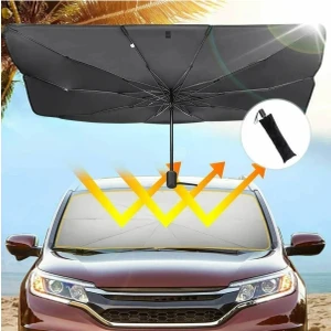 Dacia Logan Araba Ön Cam Güneşlik Katlanabilir Güneşlik Şemsiye Ön Cam Gölgelik  