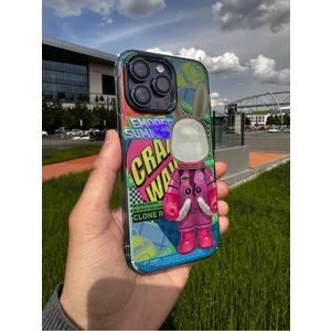 M.TK Moveteck Apple Iphone 14 Pro Max Uyumlu Clone Yumuşak Hissiyatlı Mat Buzlu Magsafe Köşe Korumalı Original Case Emo Off