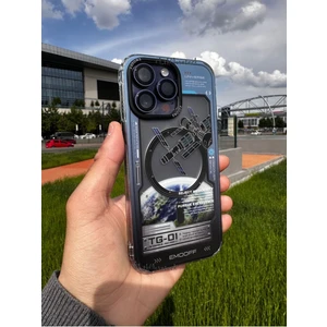 M.TK Moveteck Apple Iphone 14 Pro Max Uyumlu Clone Yumuşak Hissiyatlı Mat Buzlu Magsafe Köşe Korumalı Original Case Emo Off
