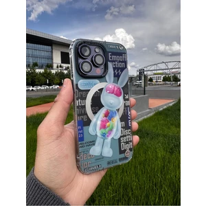 M.TK Moveteck Apple Iphone 14 Pro Max Uyumlu Clone Yumuşak Hissiyatlı Mat Buzlu Magsafe Köşe Korumalı Original Case Emo Off