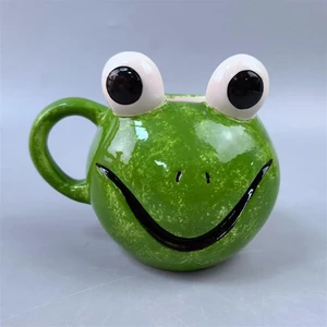 Piraye Gift Komik Kurbağa Surat 3D Tasarım Kupa Bardak