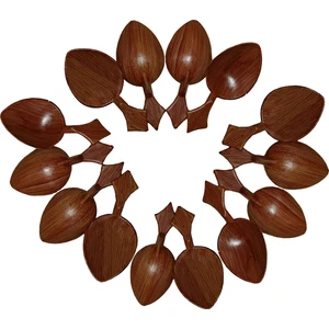 TransForMacion Kısa Oyun Kaşığı Halk Oyunu Kaşığı - Kına Kaşığı Kısa Saplı Zeybek Oyun Kaşığı 14 ADET 718723	