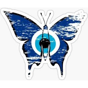 Ilginç Nazar Boncuğu Sticker Duvar  Araba Yapıştırma Md2