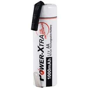 1.2 V  Aa  Ni-Cd 1000 Mah Şarjlı Traş Makinası Pili 2 Pinli
