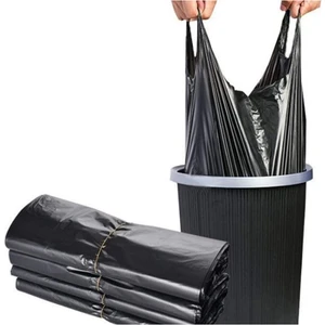 Yok Yok Ambalaj Siyah Jumbo Boy Kalın Dökme Kulplu Poşet (50X90CM) 10 Adet