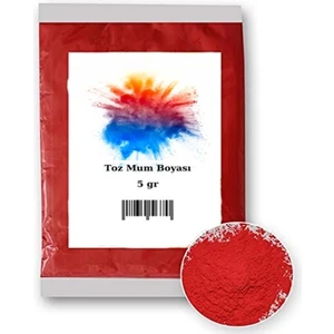 Mum Boyası Toz 5 gr Kırmızı