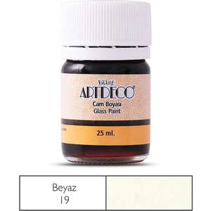 Cam Vitray Boyası 25 Ml. 19 Beyaz