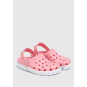 Pembe Kız Çocuk Düz Sandalet