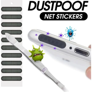 100 Adet Cep Telefonu Hoparlörü Için Toz Önleyici Sticker-Telefon Hoparlör Koruyucu 1.6 Cm-2.2 cm Srshopping