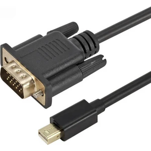 1.8m Mini Displayport To VGA Aktif Kablo - Thunderbolt 1/2 VGA 1920X1200 1080P MacBook Pro Air