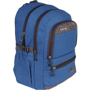 Lacivert Kanvas Su Geçirmez Kumaş Okul Sırt Çantası 1650