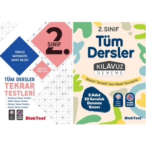 Bloktest Yayınları 2. Sınıf Tüm Dersler Tekrar Testleri + Deneme Seti 2023