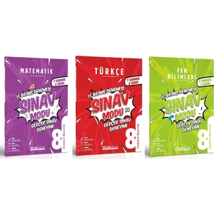 Pruva Akademi 8. Sınıf Matematik - Türkçe - Fen Deneme Seti 2023 3 Kitap