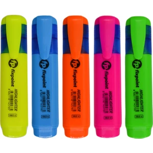 Fosforlu Kalem 5'li Set Sarı-Pembe-Turuncu-Yeşil-Mavi (P-5785)