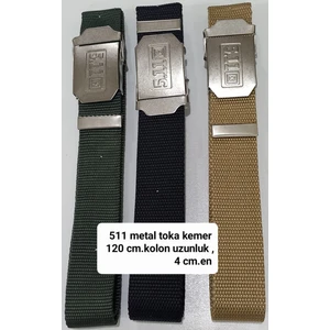 Akıncı Askeri Malzeme Kobra Taktik Kemer  5.11  Düz Tokalı 120CM - 4cm Akıncı Askeri Malzeme