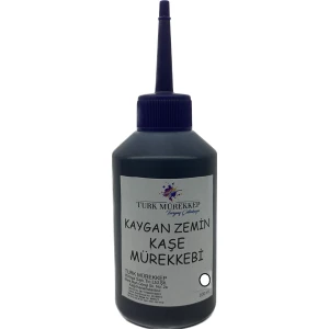 Turk Mürekkep Kaygan Zemin Kaşe Mürekkebi Beyaz 100 Ml.