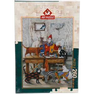 Puzzle Renkli Kediler 260 Parça Puzzle