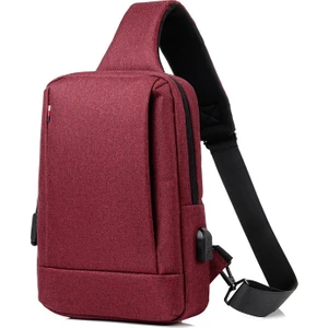 Erkek Göğüs Çantası, Günlük Seyahat Göğüs Çantası, Çok Fonksiyonlu Iş Omuz Çantası (Yurt Dışından)