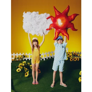 Cap Şapka Pamuklu Dalga Baskılı