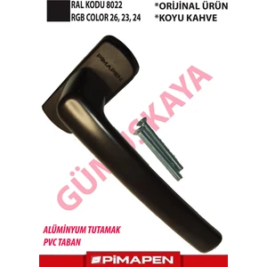 Pimapen® Marka Pencere Kolu Alüminyum KOYU KAHVE RENK RAL 8022