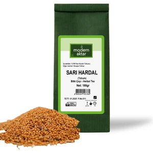 Modern Aktar Doğal Sarı Hardal Tane 200 gr