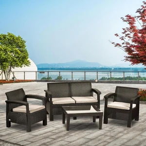 Toscana Rattan Bahçe Oturma Grubu