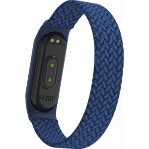 Xiaomi Mi Band 5/4/3 Için Elastik Naylon Bileklik Watchme Kayışı - Mavi (Yurt Dışından)