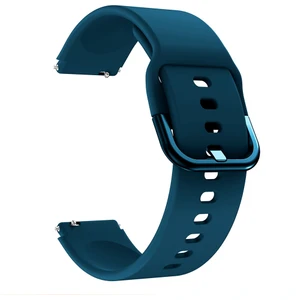 Huawei Watch Fit Mini / Talkband B3 / Talkband B6 Yumuşak Silikon Saat Band 16MM Strap Renkli Toka ile - Cıan (Yurt Dışından)