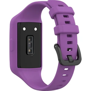 Huawei Band 6/band 7honor Band 6 Için Entegre Yumuşak Silikon Watchme Bankası Bilek Strap Replasman - Dark Purple (Yurt Dışından)