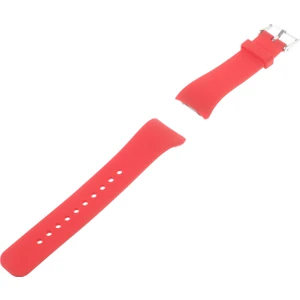 Samsung Gear Fit 2 Sm -R360 Için Silikon Watchme Bant Kayışı - Kırmızı (Yurt Dışından)