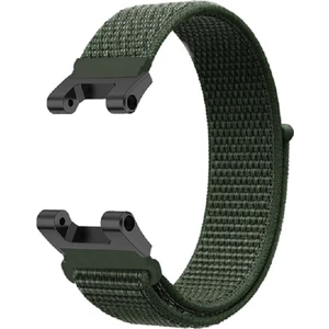 Huami Amazfit Için T-Rex / T-Rex Pro / Ares Ayarlanabilir Saat Kayışı Esnek Naylon Bilezik Kadınlar / Erkekler Için Nefes Alabilir Bant-Ordu Yeşil (Yurt Dışından)