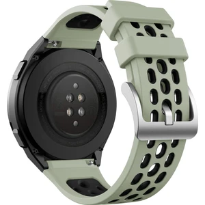 Huawei Watch Gt 2e Için Bi -Renk Silikon Akıllı Saat Kayışı Ayarlanabilir Saat Bandı - Açık Yeşil / Siyah (Yurt Dışından)